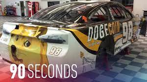 Dogecoin is a cryptocurrency that functions similarly to bitcoin, but it is based on the popular doge internet meme. Dogecoin Meets Nascar At Talladega 90 Seconds On The Verge Youtube