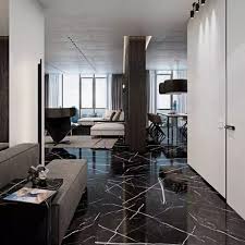 Nero Marquita Black Marble Tile Bedroom Marble Living Room Floor Marble Tile Floor