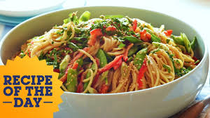 Recipe Of The Day Ina S Crunchy Noodle Salad Barefoot Contessa Food Network Youtube