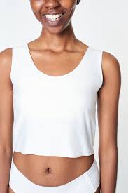 Download Premium Illustration Of Women S White Cropped Tank Top Mockup In 2020 White Crop Tank White Crop Top Tank Cropped Tank Top