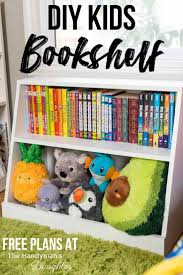 Diy Kids Bookshelf With Toy Storage In 2020 Diy Bookshelf Kids Bookshelves Kids Bookshelves Diy