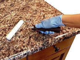 One good way to choose your colors is to buy a granite sample that you like, a single tile, for example. How To Paint Laminate Kitchen Countertops Diy