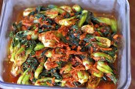 Baby Bok Choy Kimchi Salad Side Dishes Asian Cuisine Vegan Korean Food