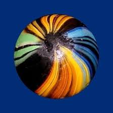 Black And Yellow Millipede India Bright German Indian Maglite Handmade Glass Marbles Marble Games Paperweights