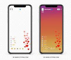 Iphone X Instagram Live Modern Template Mockup Instagram Live Instagram Templates