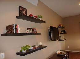 This set of 3 u shape display shelves are made of mdf. How To Decorate Around A Tv With Floating Shelves Whats Ur Home Story