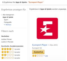 Der gebühren der internationalen versandunternehmen) im voraus und sie müssen keine. Eurosport Player App Offiziell Im Amazon App Store Fur Fire Tv Erschienen Aftvhacks