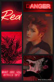 Taeyong Nct Kpop Aesthetics Red Wallpaper Wallpaper Kpop Aesthetic Taeyong