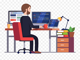Maybe you would like to learn more about one of these? Employee Professional Computer Work Clipart Transparent Work With Computer Clipart Png Computer Clipart Transparent Free Transparent Png Images Pngaaa Com