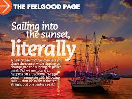 Sailing Into The Sunset Literally Tall Ship Singapore