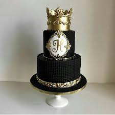 Black And Gold Birthday Cake Clipart It S Black Gold Stunning Cake Design Spotted Via Dolcevitasweets Ca Black And Gold Birthday Cake Prince Baby Shower Cake 40th Birthday Cake For Women