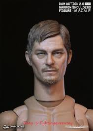 Damtoys 1/6 Narrow Shoulders Body 2.0 & Daryl Head Accessories INSTOCK行尸肉走 
