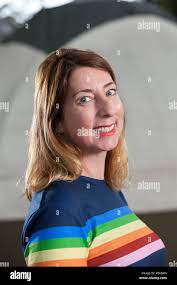 Edinburgh, UK. 13th August, 2018. Jenny Colgan, the Scottish writer of  romantic comedy fiction and science-fiction, and has written for the Doctor  Who line of stories. She writes under her own name