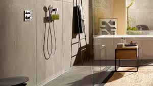 Concrete showers you'll want to sing in. Exposed Concrete And Rough Walls In A Concrete Look Hansgrohe Int