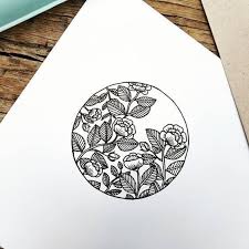 Flower Circle Bullet Journal Doodle Drawing Doodle Things To Draw Fineliner Art Sketch Book Circle Drawing