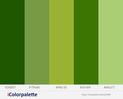 San Felix Asparagus Sushi Green Leaf Wild Willow Color Scheme Icolorpalette Green Colour Palette Green Colors Color