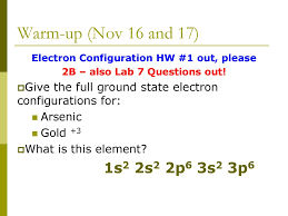 We did not find results for: Electron Configuration Hw 1 Out Please Ppt Download