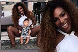 Serena williams and her daughter olympia are too cute! Serena Williams Seven Month Old Daughter Completely Steals The Limelight In Adorable Poolside Photo Irish Mirror Online