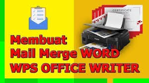 For example, my data is the following: Cara Membuat Mail Merge Word Wps Office Writer Youtube