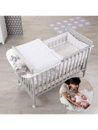 Karussell und markise, farbe grau<br /> <br /> <br /> <br /> komfortables reisebett mit exklusivem zubehör. Babybett Wickeltisch In Einem Homi Baby Space