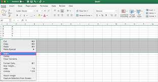 I want to select cell in excel like this: How To Insert Multiple Rows In Excel On A Mac Or Pc