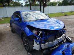 What are the 2019 toyota c hr trim levels. Toyota C Hr Xle 2019 Blue 2 0l 4 Vin Nmtkhmbx2kr098529 Free Car History