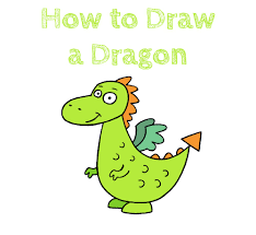 Here are a few new tutorials to fix that. How To Draw A Dragon For Kids How To Draw Easy