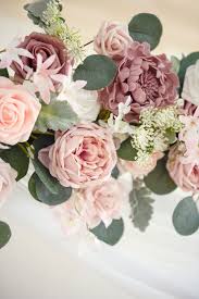 Ling's moment artificial flower arch decor with sheer drape (set of 3) for wedding ceremony aobor and reception backdrop floral arrangement decor 4.8 out of 5 stars 190 8 offers from $139.96 Flower Garland Arch Decor With Sheer Drape Pack Of 4 Garden Dusty Rose Pink Wedding Flowers Arch Flowers Wedding Flower Arrangements