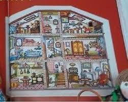 Details About Doll House Chart Included Spainish Cross Stitch Magazine Cuadros Artime