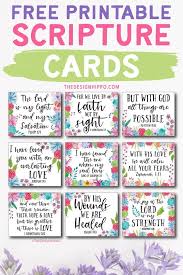 I updated the abc bible verses so that they could be printed on both the front and back of each piece of card stock. 9 Free Printable Bible Verse Cards For Scripture Memory