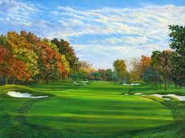 The north course is consistently ranked among the top 50 in the usa and the south course is a top. I Completed My Oil Painting Of Olympia Fields Country Club Golf