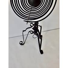 Mid Century Black Wrought Iron Garden Armillary Sphere Chairish