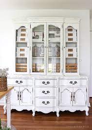 Product title beaumont lane china cabinet in pure white. Office Storage Hutch Makeover Love Grows Wild