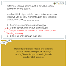 Konflik yang terjadi dalam parti umno disebabkan ada pemimpin dan juga ahlinya yang keluar dari parti diumpamakan. Bagai Enau Dalam Belukar Melepaskan Pucuk Masing Masing