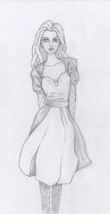 Super Drawing Of Girls In Dresses Sketches Art Ideas Girl Drawing Pencil Drawings Of Girls Fashion Sketches Dresses
