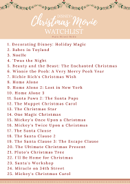 Disney Christmas Movie Watchlist Main Street Belle In 2020 Disney Christmas Movies Christmas Movies Family Christmas Movies