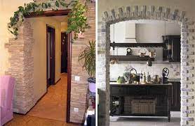 Add romantic, bohemian flair to your decor with macramé curtains or strands of beads suspended from curtain hardware or a rope fastened at the top of the doorway. How To Bind The Doorway Registration Of The Doorway Without A Door Decorative Stone For Decoration