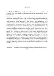 Penerapan metode simulasi untuk meningkatkan hasil belajar siswa pada mata pelajaran pkn abstrak fatimah, siti. Contoh Ptk Sd Research Papers Academia Edu