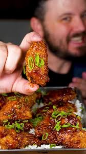 One More Chicken Wing: Day 12 Adding just 1 more chicken wing, every cook!  . Orange Chicken, a superior chicken . Recipe: Egg wash and bread chicken  in a 50/50 mix of corn starch and flour. Season ...