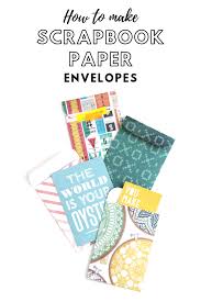 An online community for art stampers and scrapbookers. Diy Scrapbook Paper Pocket Envelope Gathering Beauty