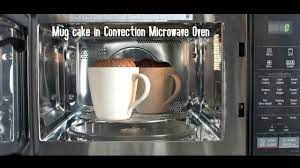 2 Minutes Mug Cake Using Lg Convection Microwave Oven How To Bake Cake In Conv Microwave Oven Youtube