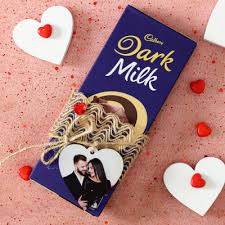 Dark Dairy Milk Chocolate With Personalized Heart Photo Gift Send Gourmet Gifts Online J11110432 Igp Com Valentines day gifts for boyfriend.