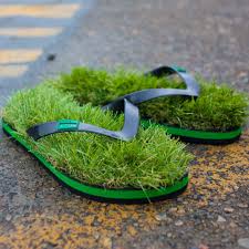Gras Flip Flops Garten Stiefel Gras Garten Pflanzen