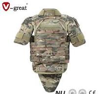 Front/Back/Side Full Protection Molle Mounting Surface Kevlar Bullet Proof  Armor Vest