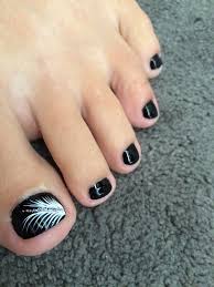 Most beautiful toe nail art design ideas. 60 Stylish Black And White Nail Art Designs For Toe Nails