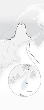 Us canada border crossings map. The Story Of The Gray Zone Border Between The U S And Canada