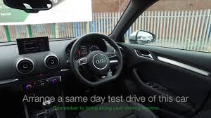 Audi A3 Diesel Sportback 2015 1 6 Tdi 110 S Line 5dr Youtube
