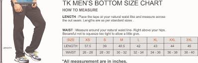 19 genuine mens bottom size chart