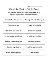 Cause And Effect First Grade Activities Teaching Reading