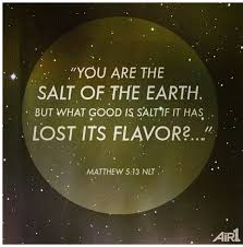 Youth Ministry - Jesus Said, “You Are The Salt Of The Earth. But If The Salt  Loses Its Saltiness, How Can It Be Made Salty Again? It Is No Longer Good  For
